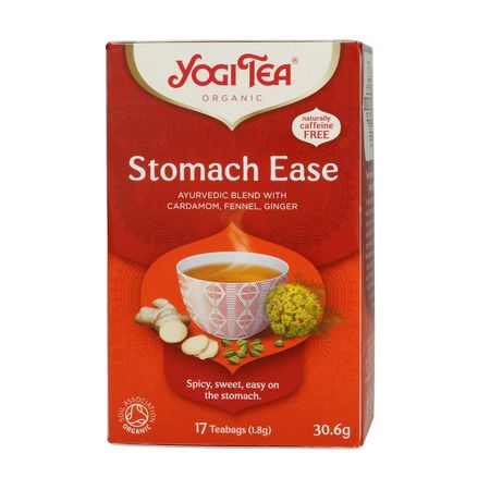 Organic Yogi tea Stomach Ease, Yogi Tea, 17 teabags