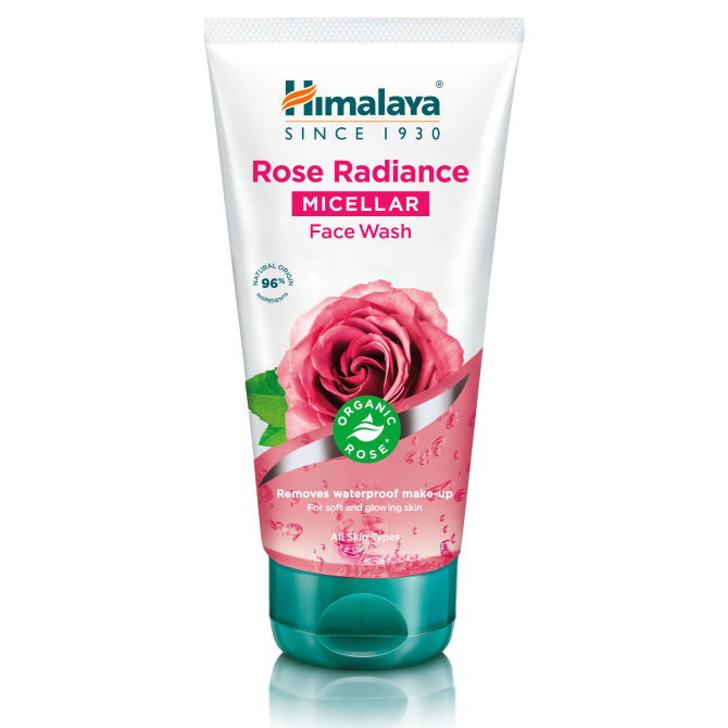 Rose Radiance Micellar Face Wash, Himalaya, 150 ml