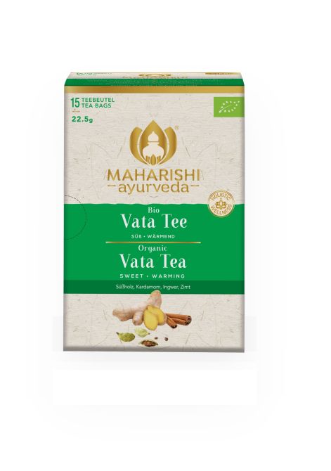Органик Чай за Вата доша, Махариши Аюрведа, 15 пакетчета