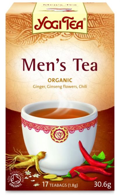 Organic Yogi Tea For Men, 17 teabags