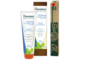 PROMO: Bamboo toothbrush for Adults + Whitening Complete Care Simply Peppermint