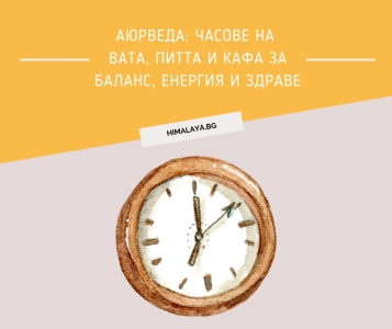 Аюрведа: Часове на Вата, Питта и Кафа за баланс, енергия и здраве