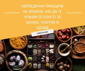 Аюрведични принципи на хранене: как да се храним осъзнато за баланс, енергия и здраве