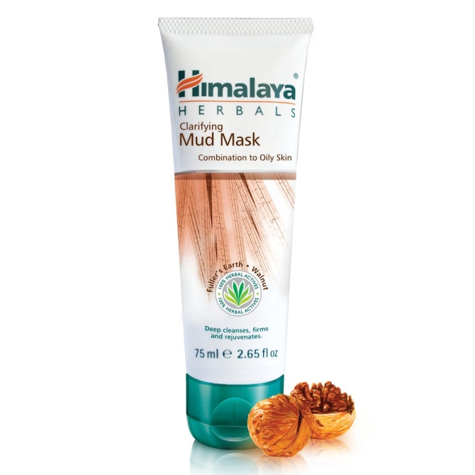  Почистваща маска за лице с глина, Himalaya, 75 ml