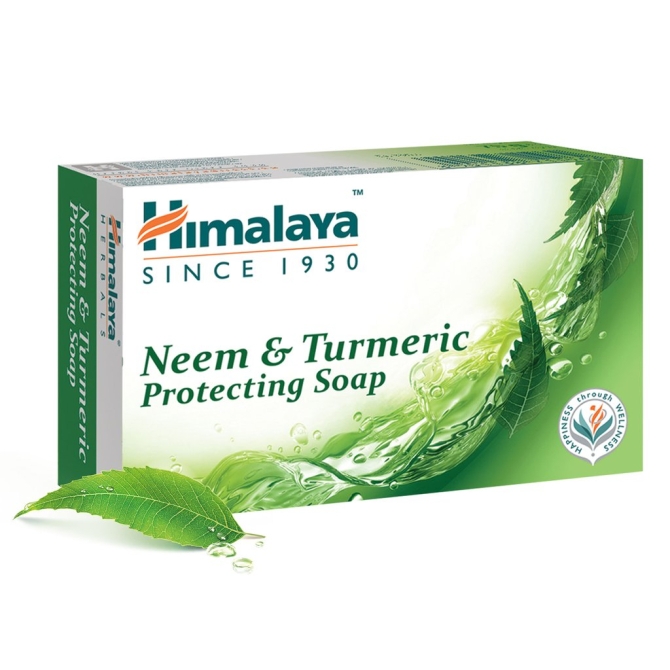 Neem & Turmeric Soap, Himalaya Wellness, 75 g