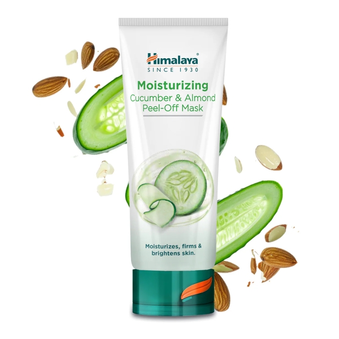 Almond & Cucumber Peel-off Mask, Himalaya Wellness, 75 ml