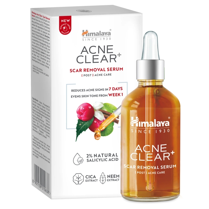Acne Clear + Scar Removal Serum, Himalaya Wellness, 30 ml