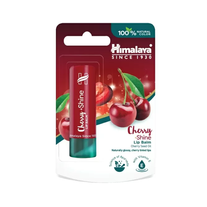 Cherry Shine Lip Balm, Himalaya Wellness, 4.5 g