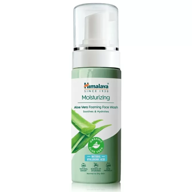 Хидратираща пяна с Алое вера, Himalaya Wellness, 150 ml