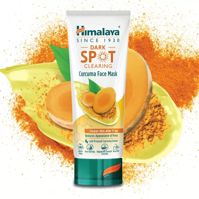 Dark Spot Маска за лице с Куркума, Himalaya Wellness, 75 ml