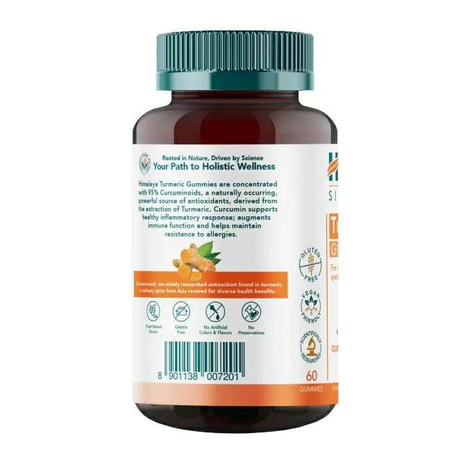 Турмерик (Куркума), 60 ЖЕЛИРАНИ ТАБЛЕТКИ (с аромат на плодове), Himalaya Wellness