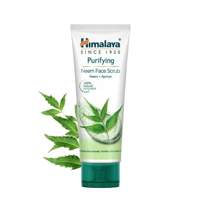 Почистващ ексфолиант за лице с нийм, Himalaya Wellness, 75 ml