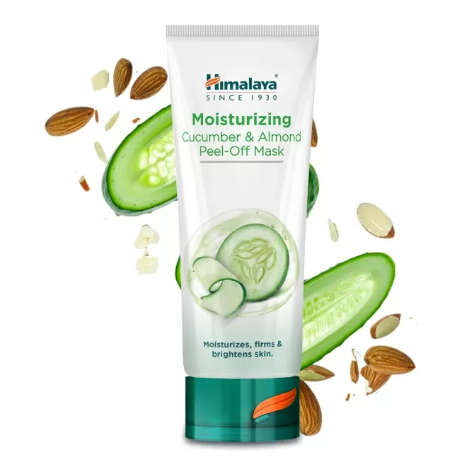 Маска за лице с бадем и краставица с отлепване,  Himalaya Wellness, 75 ml
