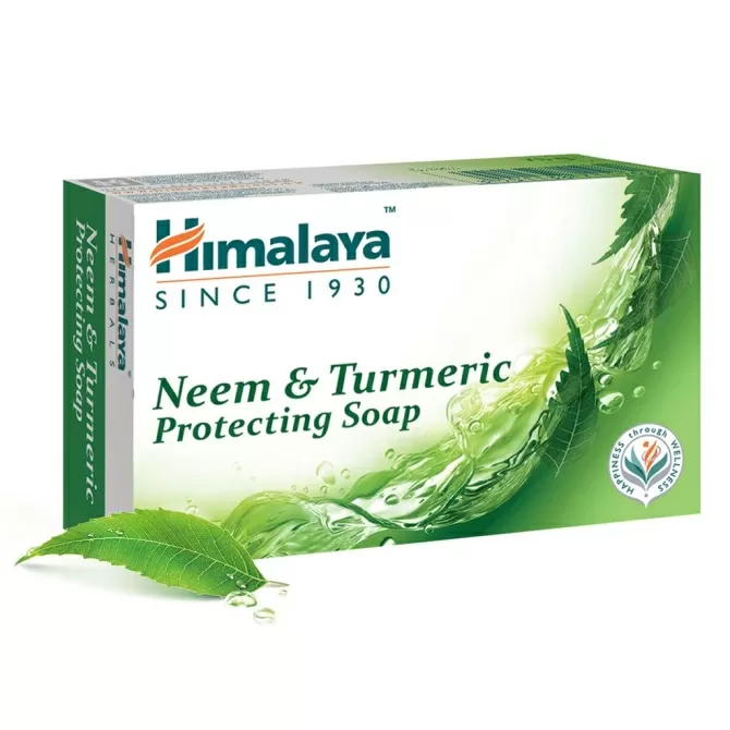 Neem & Turmeric Soap, Himalaya Wellness, 75 g
