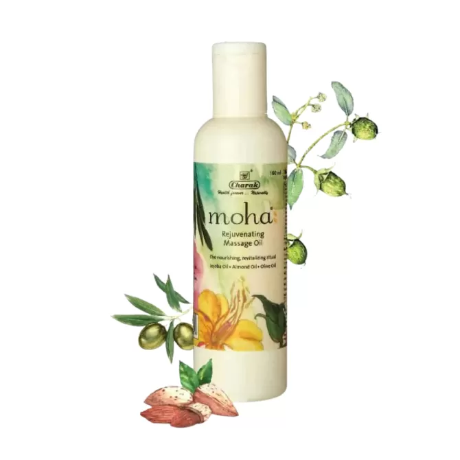 Rejuvenating Massage Oil MOHA, Charak Pharma, 100 ml