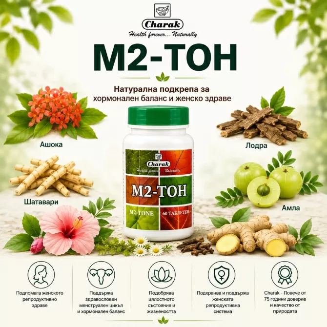 M2-Tone, 60 Tabs, Charak Pharma