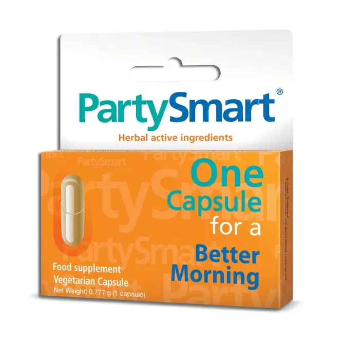 Party Smart - Против махмурлук, 1 капсула, Himalaya Wellness