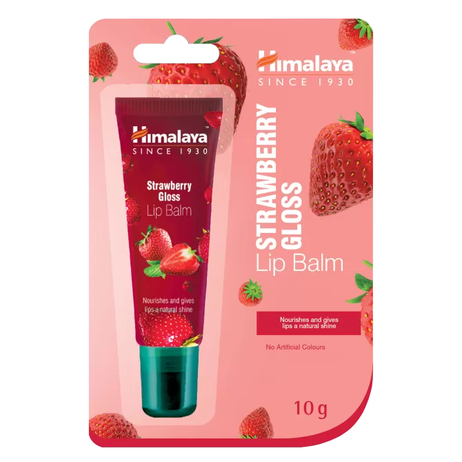 Балсам за устни Ягодов блясък, с АПЛИКАТОР, Himalaya Wellness, 10 g
