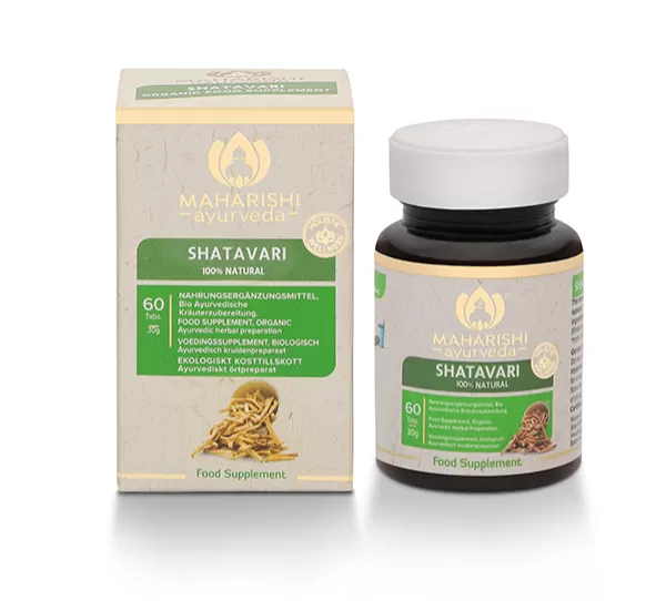  ОРГАНИК Шатавари (100% натурална), Махариши Аюрведа, 60 таблетки x 475 mg
