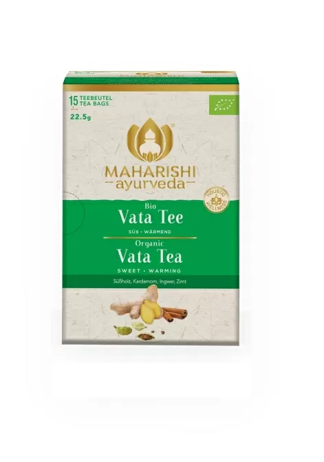 Vata Tea Organic, Maharishi Ayurveda, 15 bags, 22.5 g
