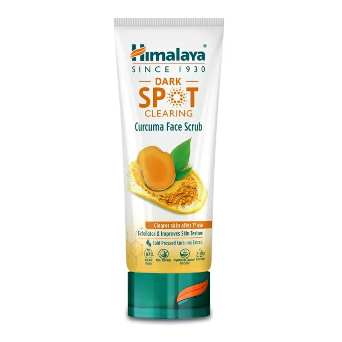 Dark Spot Clearing Turmeric Scrub, Himalaya Wellness, 75 ml