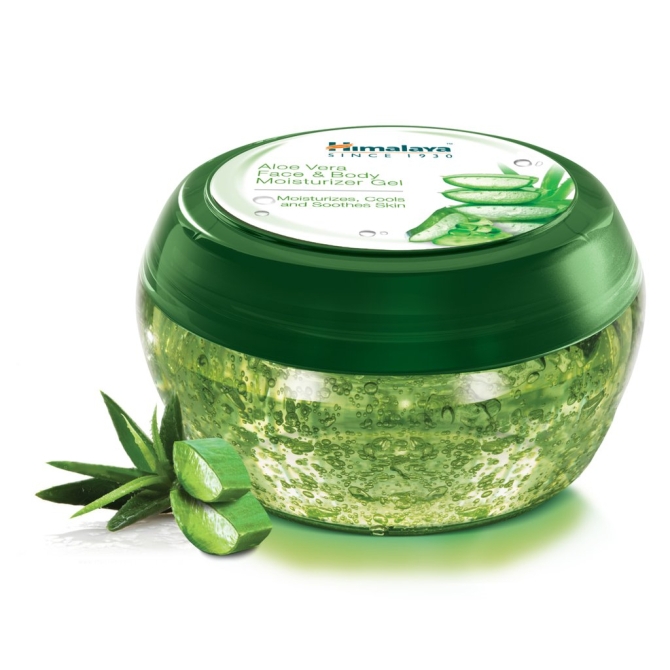 Aloe Vera Face & Body Moisturizer Gel, Himalaya Wellness, 300 ml