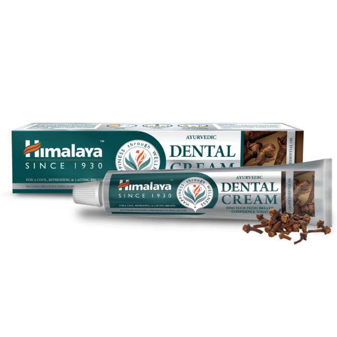 Ayurvedic Dental Cream with CLOVE esselntial oil (fluoride free)Himalaya, 100 g
