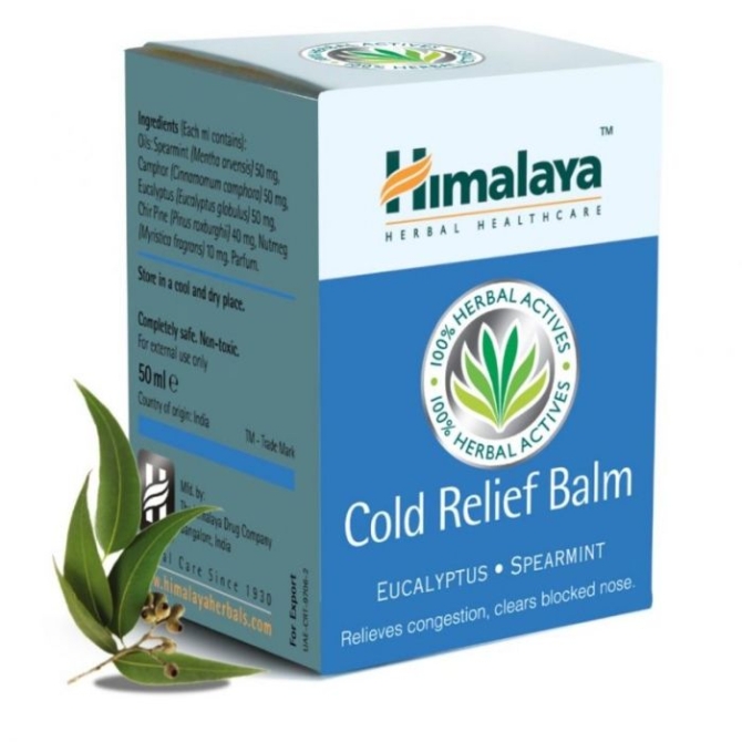 Cold Relief Balm, Himalaya Wellness, 10 g