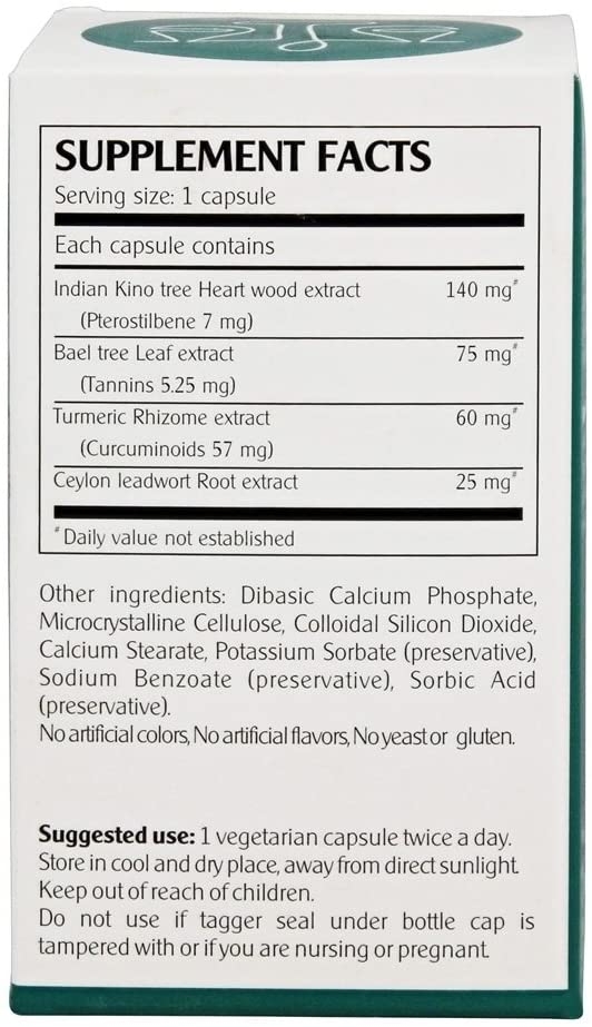 Diaguard - Promotes healthy glucose metabolism,  Charak Pharma, 60 capsules