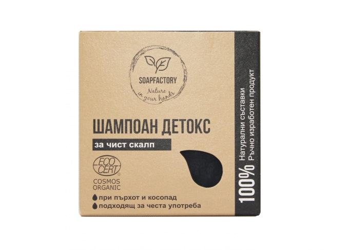 Detox Shampoo Bar, Soap Factory, 85 g