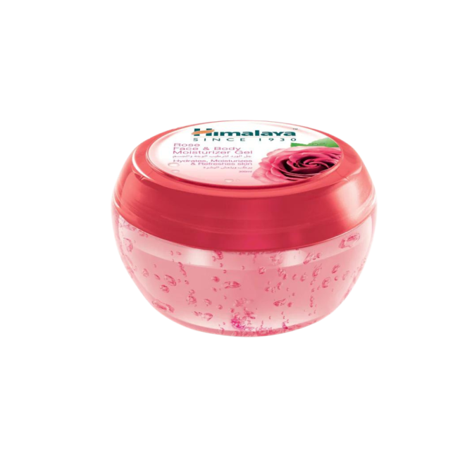 Himalaya Rose Face & Body Moisturizer Gel, Himalaya Wellness, 300 g