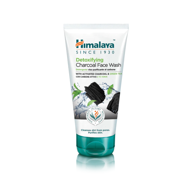 Детокс гел с Активен въглен и Зелен чай, Himalaya, 150 ml