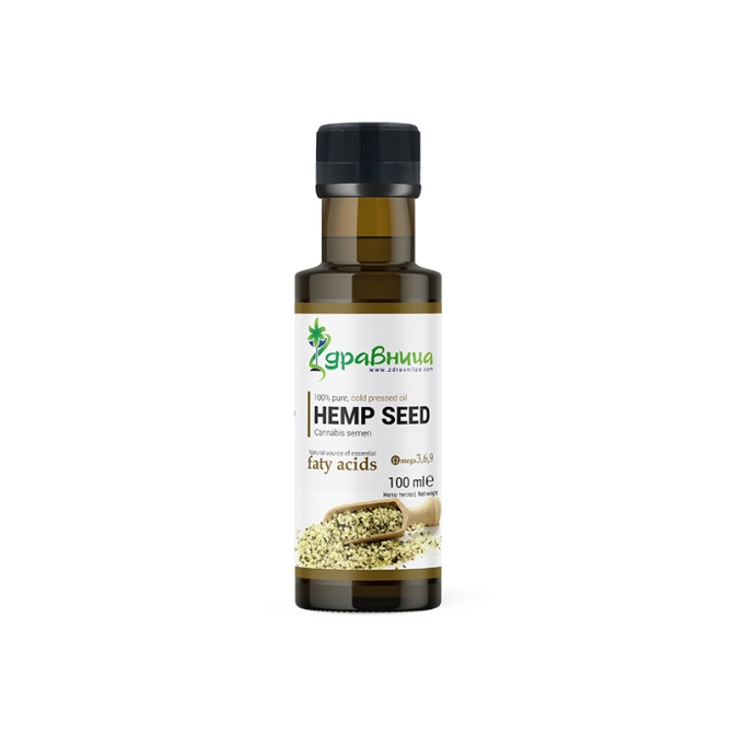 Hemp seed oil, cold pressed