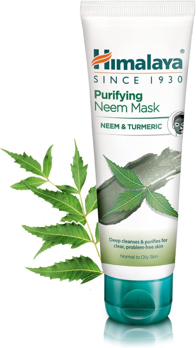 Почистваща маска за лице с нийм,  Himalaya, 75 ml