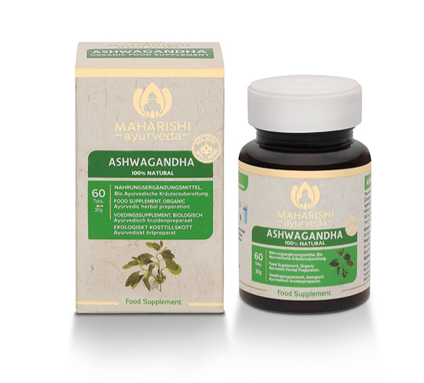 ASHWAGANDHA NATURAL, Maharishi Ayurveda, 60 tabs