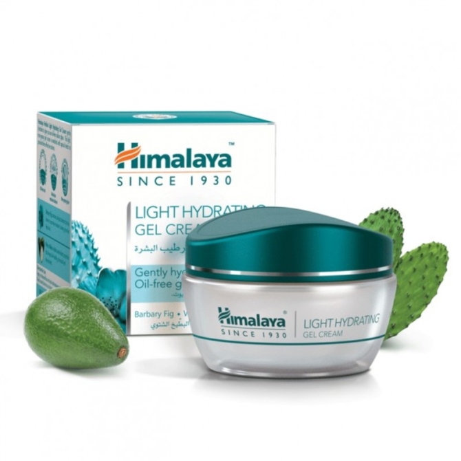 Лек хидратиращ гел крем за лице, Himalaya,  50 g