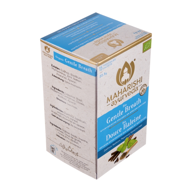 Gentle Breath Tea, Maharishi Ayurveda, 15 bags