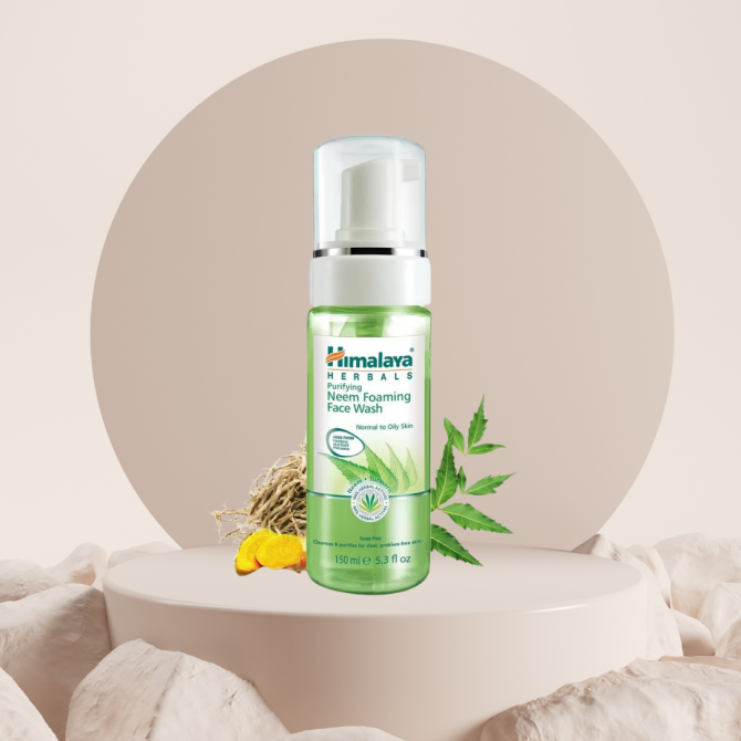 Измиваща пяна за лице с нийм, Himalaya Wellness, 150 ml