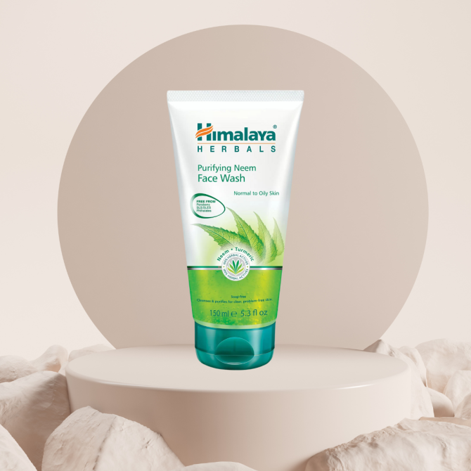 Почистващ гел за лице с нийм, Himalaya Wellness, 150 ml
