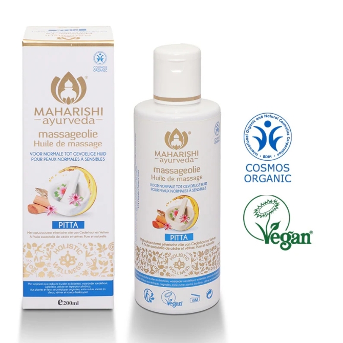 Масажно масло за Питта доша, 200 ml, Махариши Аюрведа