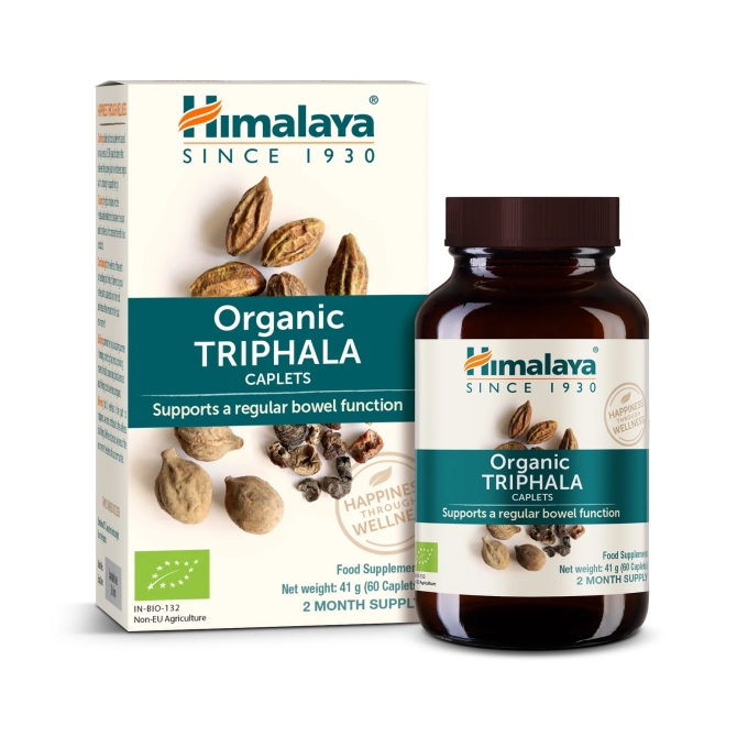 Organic Triphala, 60 caplets, 2 month supply, Himalaya Wellness