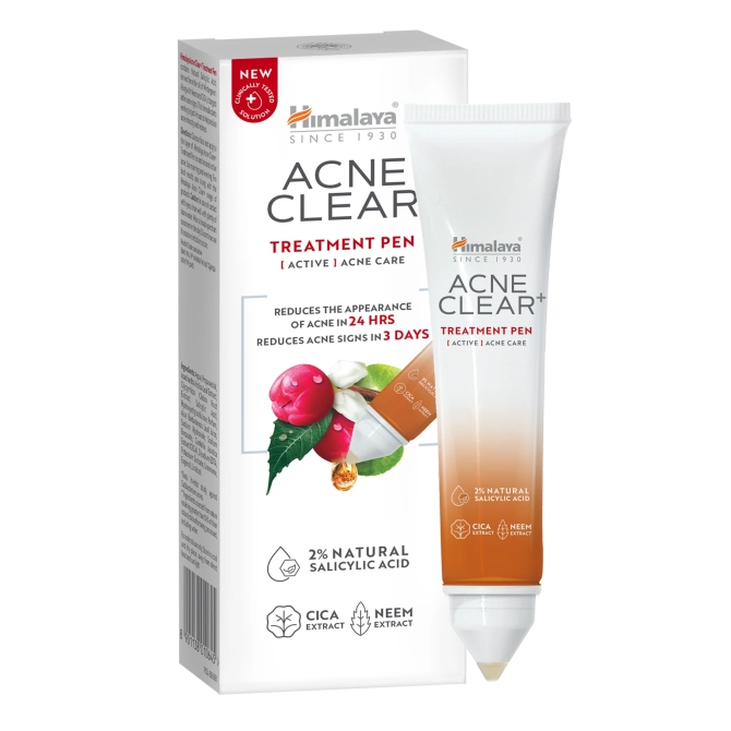 Acne Clear + Писалка за третиране на акне, Himalaya Wellness, 15 ml