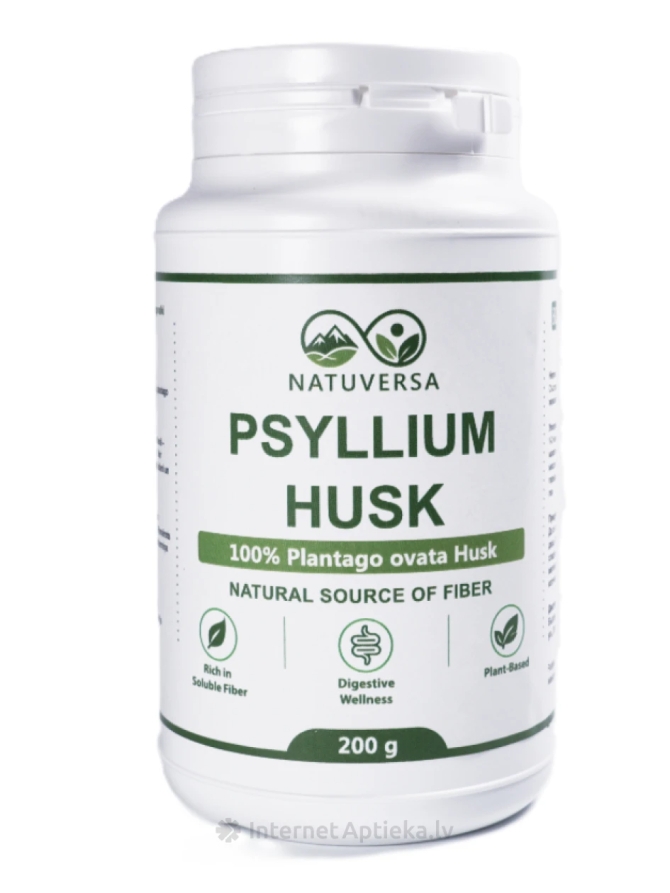 ПСИЛИУМ ХУСК - Psyllium Husk NATUVERSA  200 г