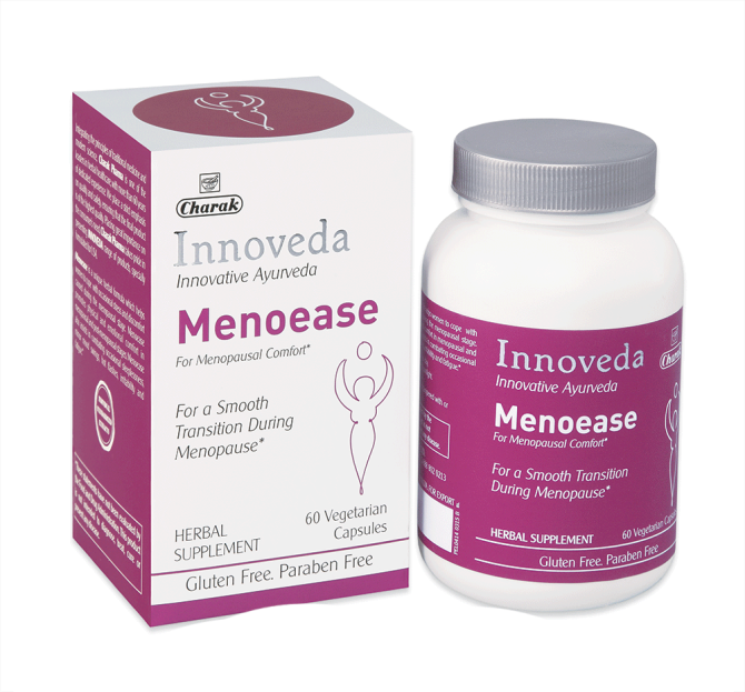 Menoease - For smooth transition through menopause,  Charak Pharma, 60 veg. capsules