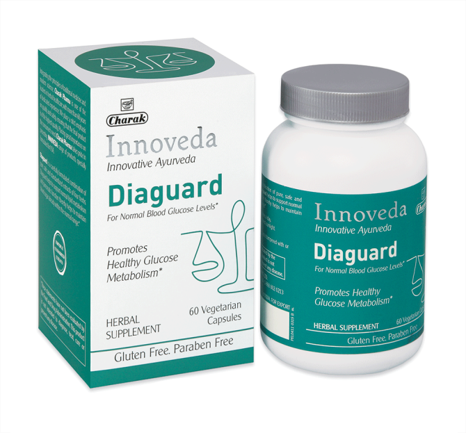 Diaguard - Promotes healthy glucose metabolism,  Charak Pharma, 60 capsules