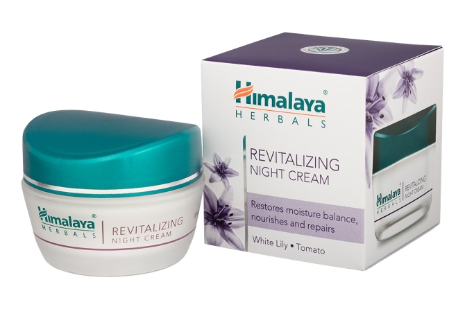 Възстановяващ нощен крем за лице, Himalaya, 50 g