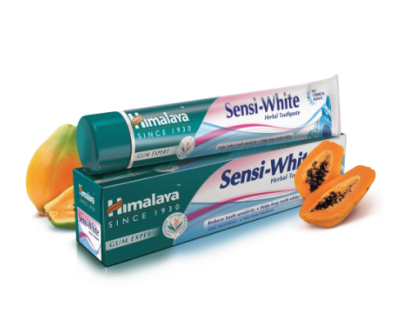 Избелваща паста за чувствителни зъби SENSI-WHITE, Himalaya, 75 ml