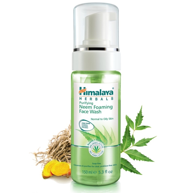 Измиваща пяна за лице с нийм, Himalaya, 150 ml