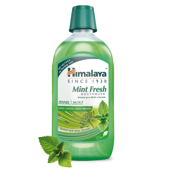 Mint fresh mouthwash, Himalaya, 450ml