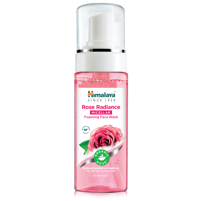 Rose Radiance Micellar Foaming Face Wash, Himalaya Wellness, 150 ml